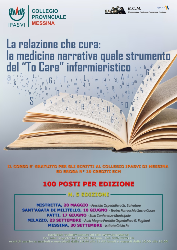 La medicina narrativa volantino