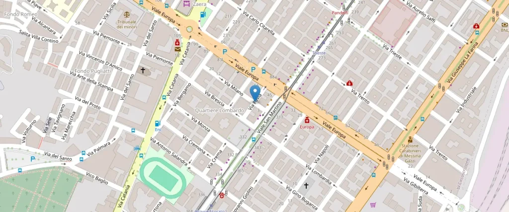 Anteprima della mappa della sede